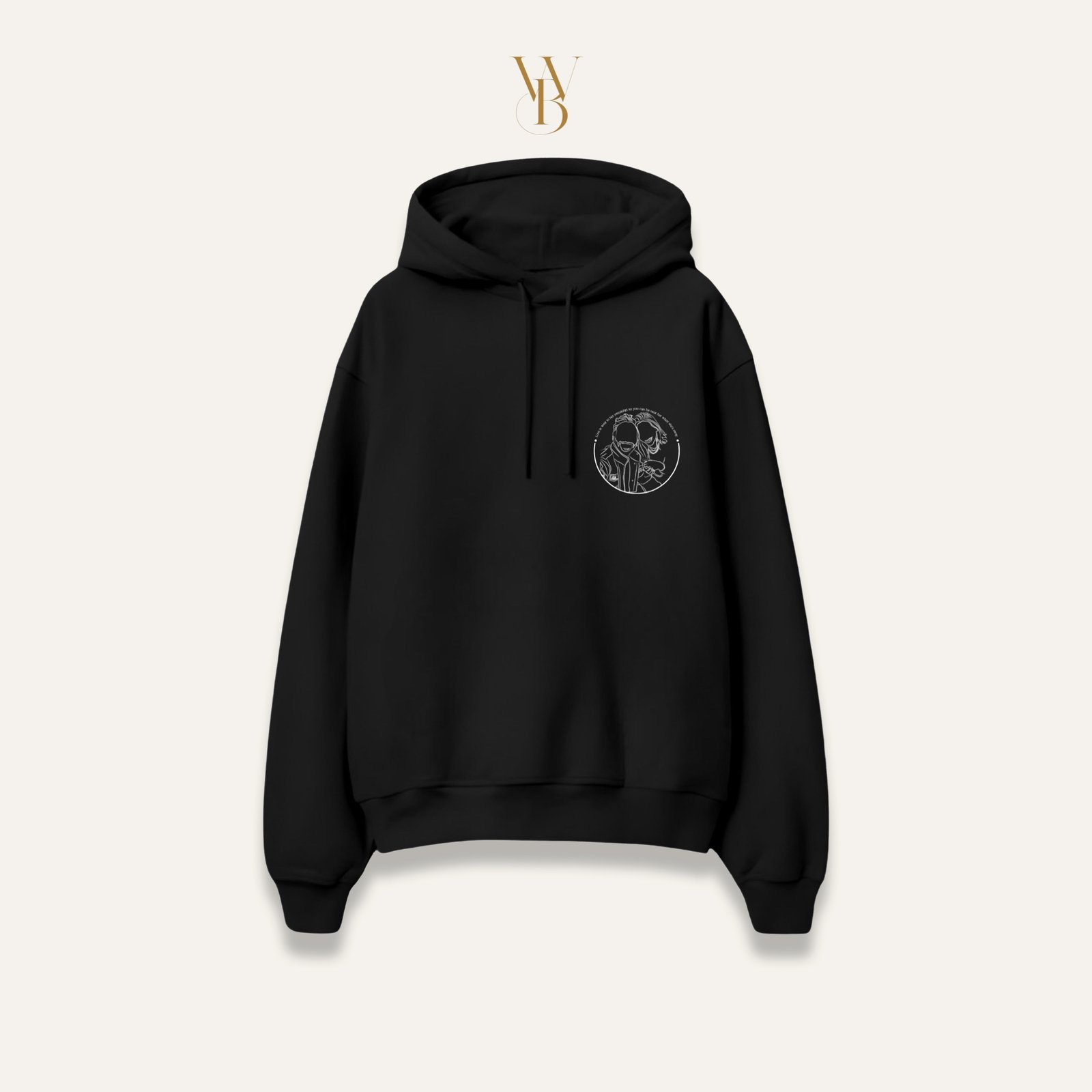 Çizgisel Tasarım Hoodie