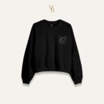 Kadın Çizgisel Tasarım Sweatshirt