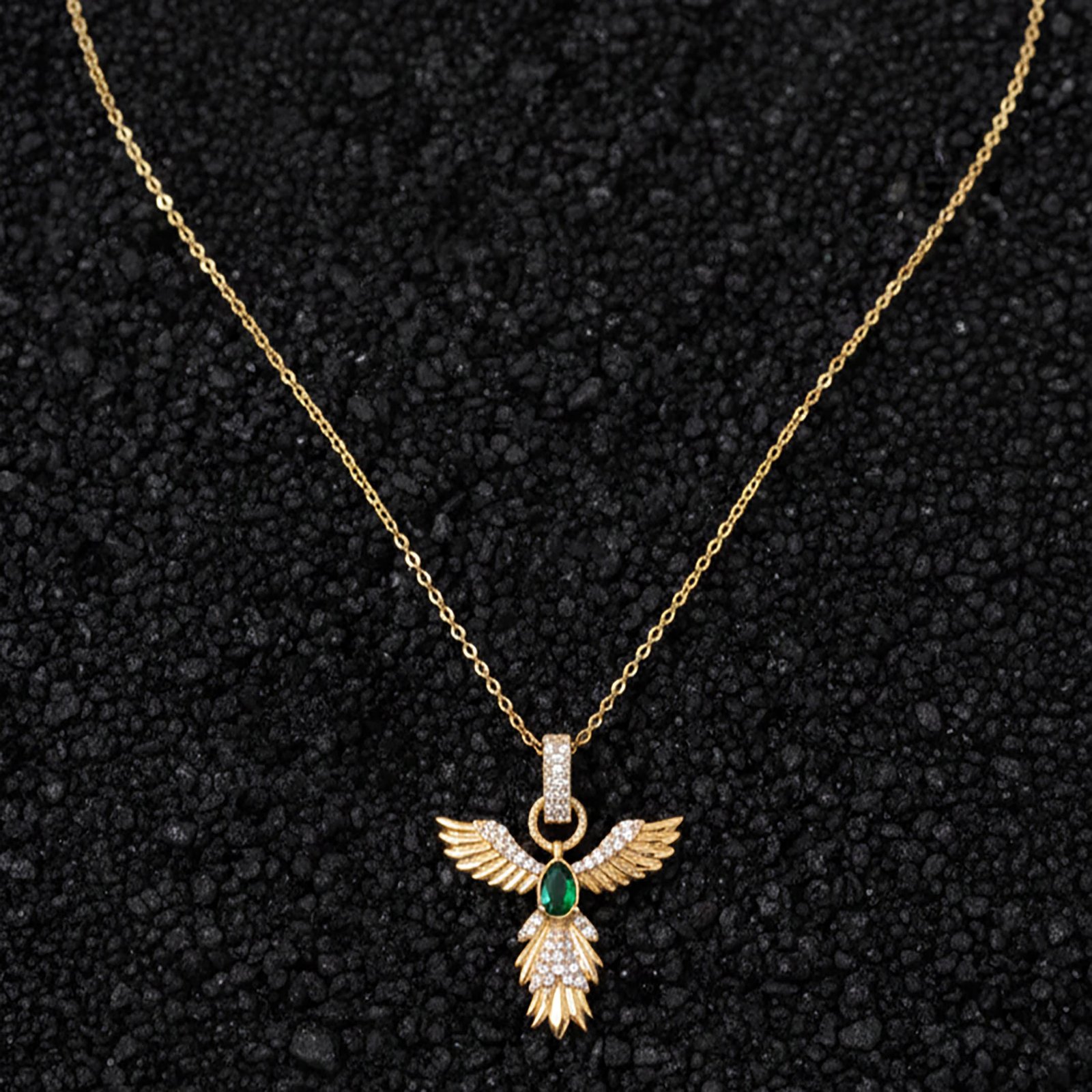 Zümrüdüanka (Phoenix) Kolye | 925 Gümüş