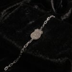 925 Ayar Gümüş Beşiktaş Logolu Erkek Bileklik - 1903 Kartal Taraftar Serisi