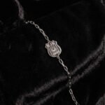 925 Ayar Gümüş Beşiktaş Logolu Erkek Bileklik - 1903 Kartal Taraftar Serisi