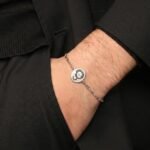 925 Ayar Gümüş Galatasaray Logolu Erkek Bileklik - 1905 Aslan Taraftar Serisi