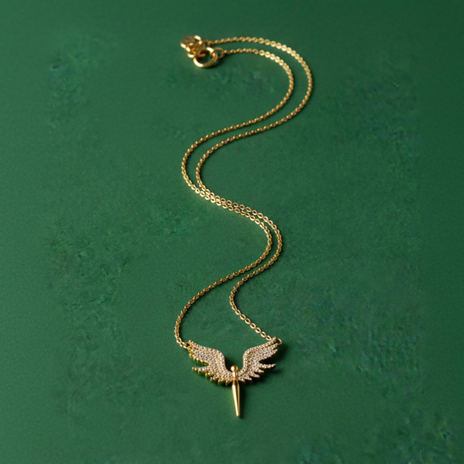 Mikail Meleği Kılıç Kolye | 925 Gümüş