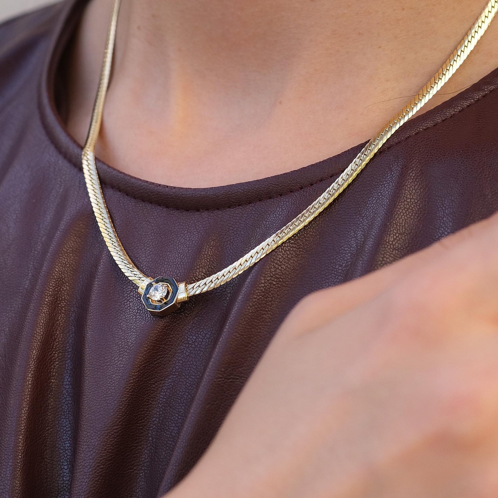 925-ayar-gumus-siyah-mineli-italyan-zincir-kolye-model