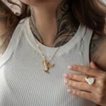 Zirkon Taşlı Tavus Kuşu Kolye | 925 Gümüş