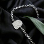 925 Ayar Gümüş Trabzonspor Logolu Erkek Bileklik - 1967 Fırtına Taraftar Serisi