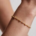 Yıldız ve Tektaş Sıralı Bileklik | 925 Gümüş