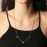 İki Harfli ve Kalpli Kolye | 925 Gümüş