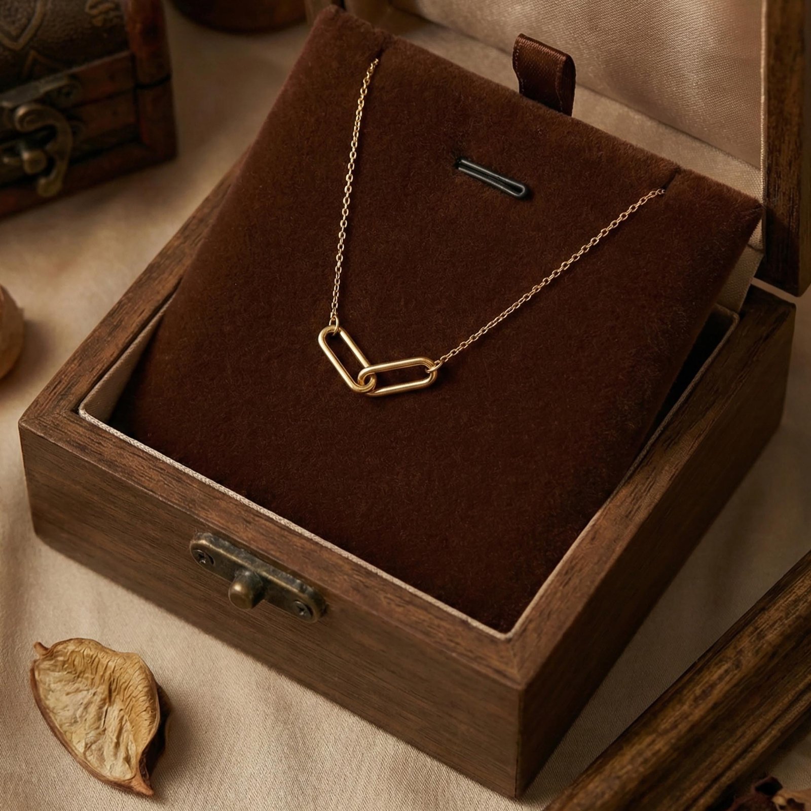 Çift Bağlantılı Kolye | 925 Gümüş