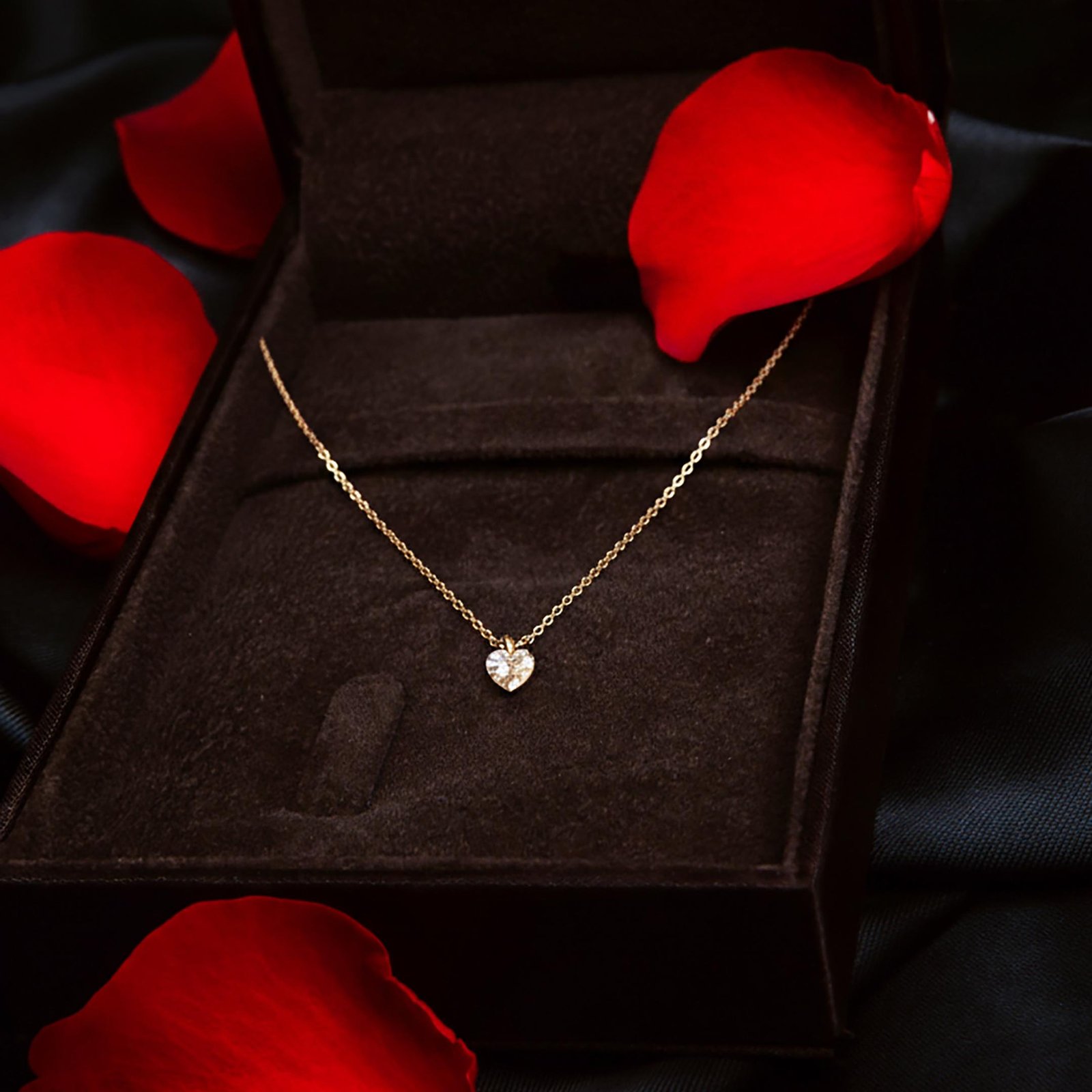 Tektaş Kalp Kolye | 925 Gümüş