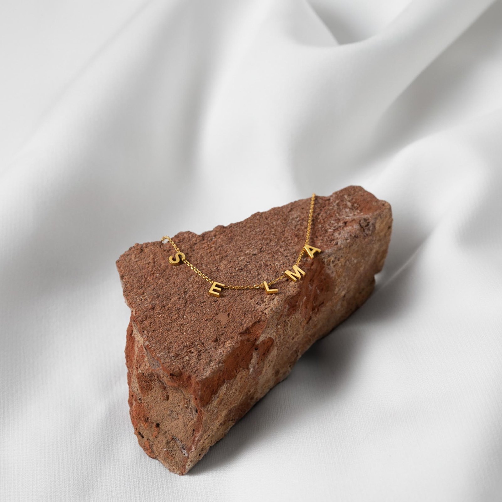 Ayrı Harfli İsim Kolye | 925 Gümüş