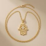 Fatma Ana Eli (Hamsa) Kolye | 925 Gümüş