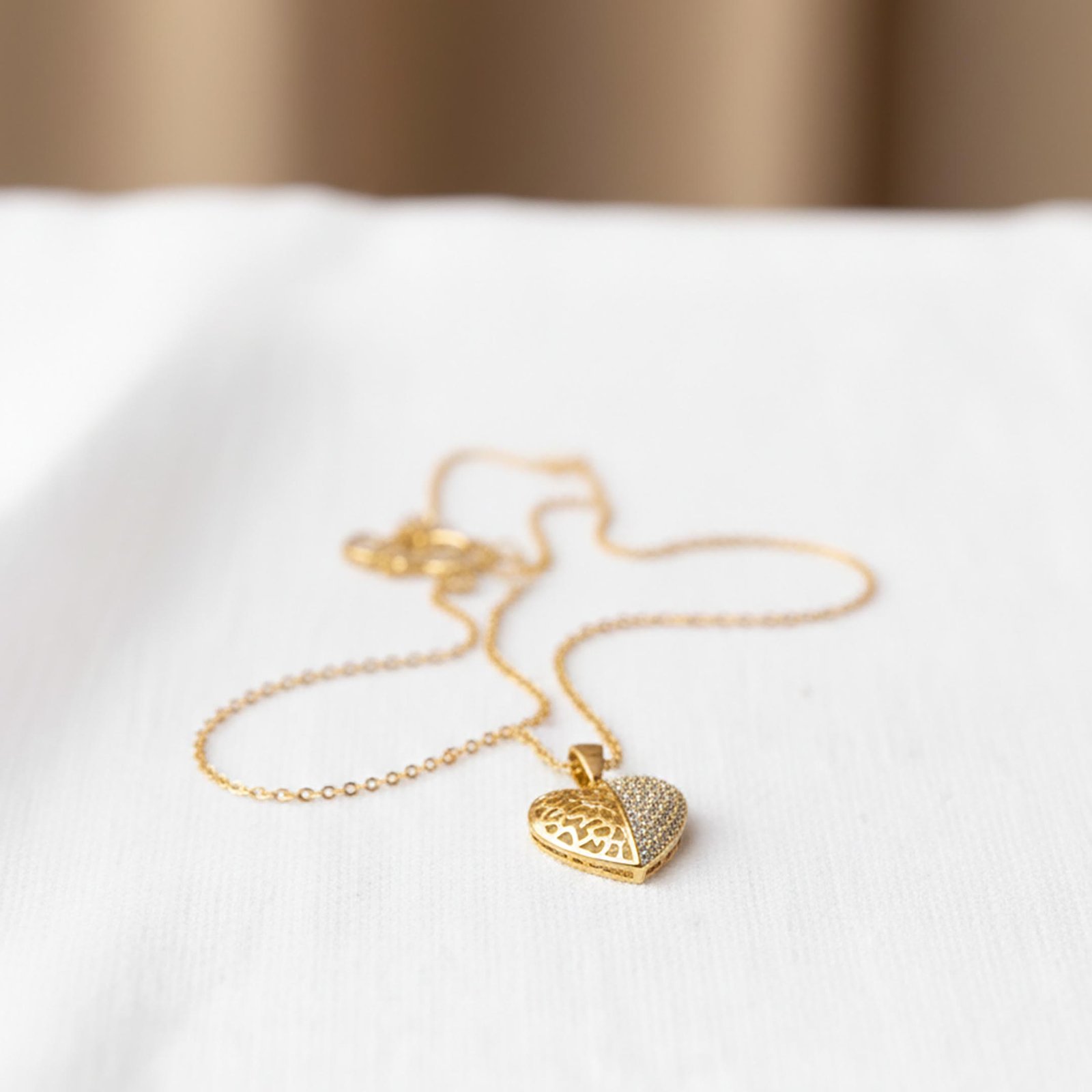 Gizli Yazılı Kalp Kolye | 925 Gümüş