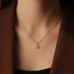 Zirkon Taşlı Minimal Yıldız Kolye | 925 Gümüş